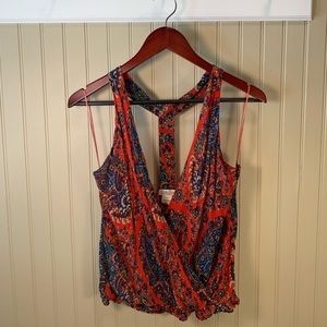 Lucky Brand Wrap Top